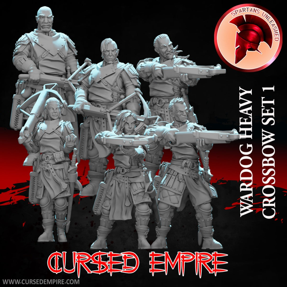 Wardog à arbalète lourde - Set 1 - Miniatures - Lot de 6