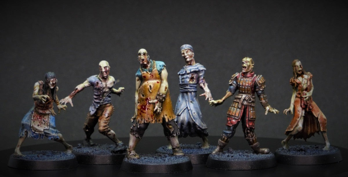 Zombies Miniatures - Set of 6