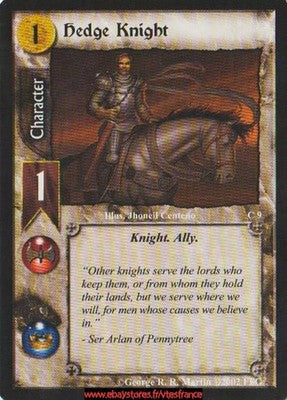 Hedge Knight #9 [Westeros Edition] ENG - A Game of Thrones CCG