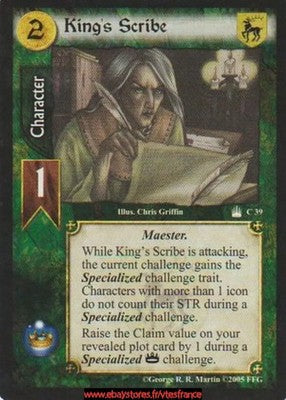 King's Scribe #39 [Reign of Kings] ENG - A Game of Thrones CCG