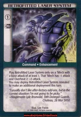 Retrofitted Laser System [Unlimited] ENG - BattleTech TCG