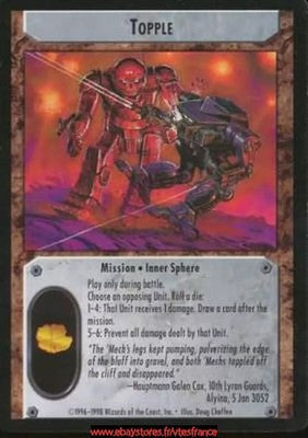 Topple [Commander's Edition] ENG - BattleTech TCG