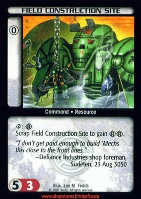Field Construction Site [Counterstrike] ENG - BattleTech TCG