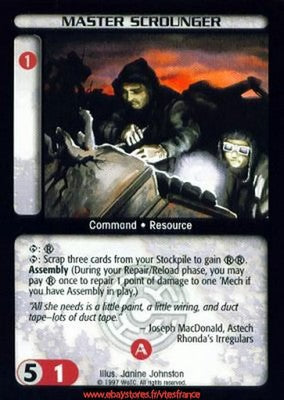 Master Scrounger [Counterstrike] ENG - BattleTech TCG