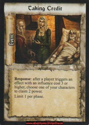 Taking Credit #129 [Reign of Kings] ENG - A Game of Thrones CCG