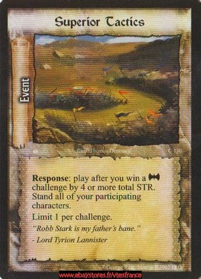 Superior Tactics #130 [Sea of Storms] ENG - A Game of Thrones CCG