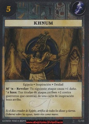 Khnum 72@100 [Set #2] ESP - Anachronism TCG