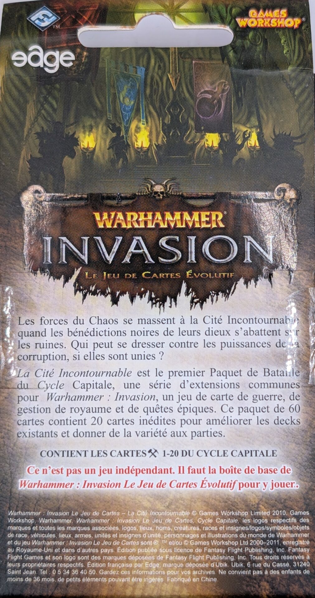 La Cité Incontournable [Warhammer Invasion]