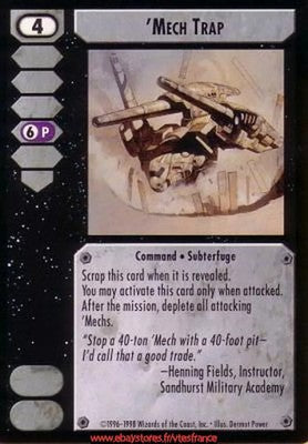 Mech Trap [Commander's Edition] ENG - BattleTech TCG