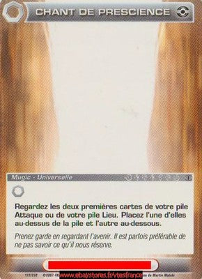 Chant de Prescience #172 [Aube de Périm (Dawn Of Perim)] FR - Chaotic TCG - Chaotic TCG - Aube de Périm (Dawn Of Perim) - Français (FR) - OCCASION