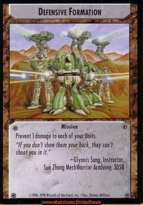 Defensive Formation [Commander's Edition] ENG - BattleTech TCG