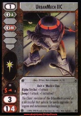 UrbanMech IIC [Commander's Edition] ENG - BattleTech TCG