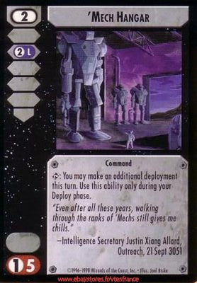 Mech Hangar [Commander's Edition] ENG - BattleTech TCG