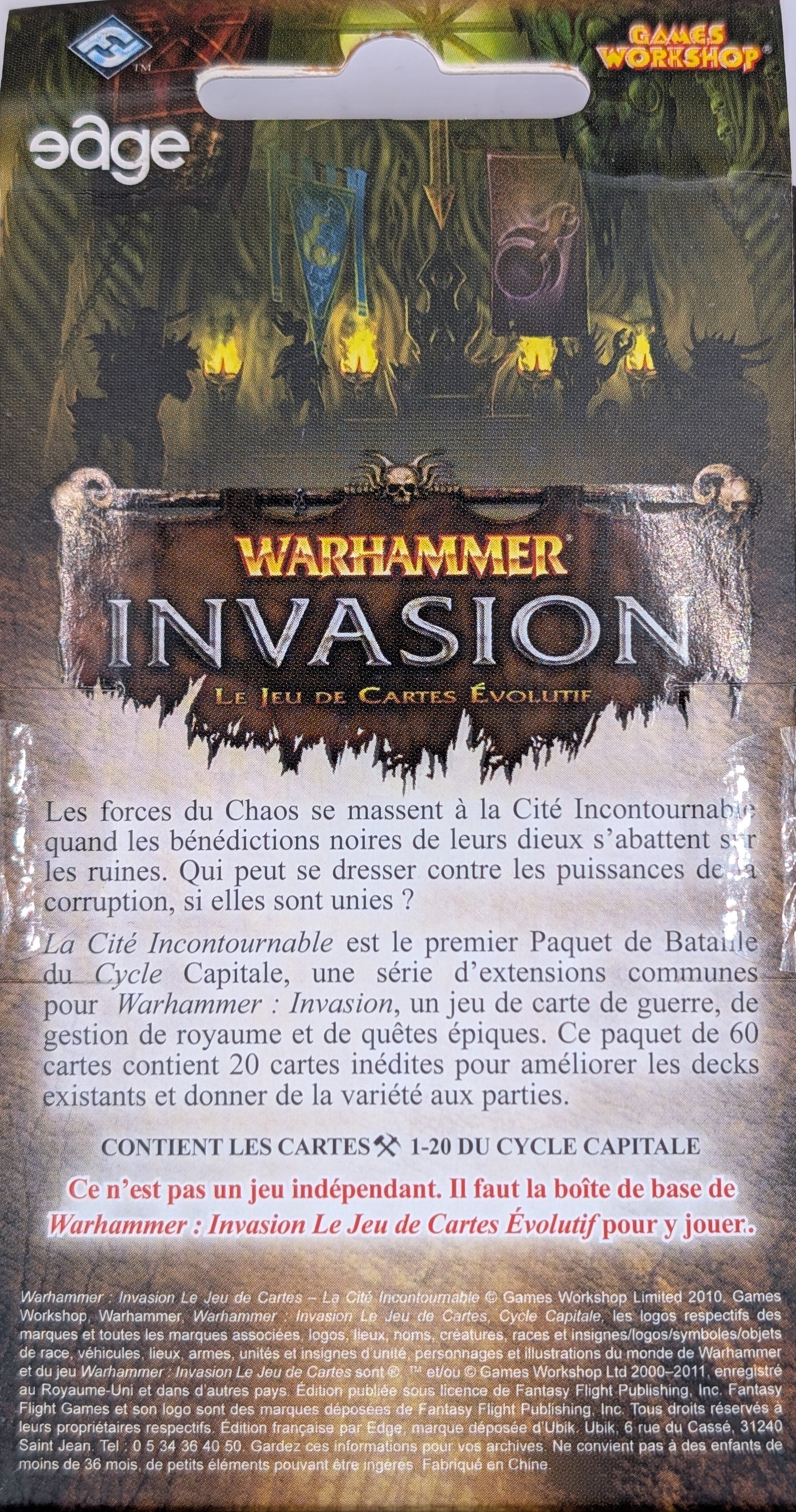 La Cité Incontournable [Warhammer Invasion]
