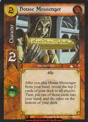 House Messenger #79 [Crown of Suns] ENG - A Game of Thrones CCG