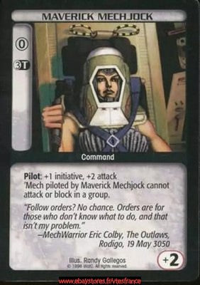 Maverick Mechjock [Limited] ENG - BattleTech TCG