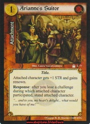 Arianne's Suitor #77 [Reign of Kings] ENG - A Game of Thrones CCG