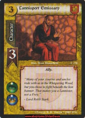 Lannisport Emissary #158 [Westeros Edition] ENG - A Game of Thrones CCG