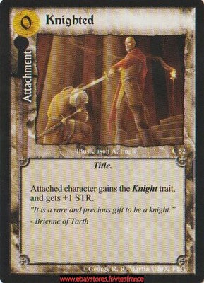 Knighted #52 [Westeros Edition] ENG - A Game of Thrones CCG