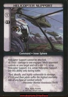 Helicopter Support [Limited] ENG - BattleTech TCG