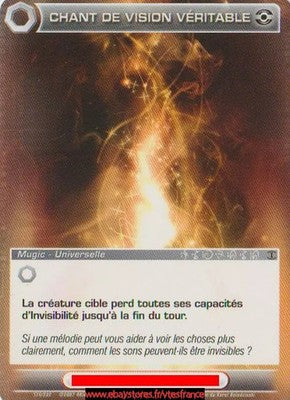 Chant de Vision Véritable #174 [Aube de Périm (Dawn Of Perim)] FR - Chaotic TCG - Chaotic TCG - Aube de Périm (Dawn Of Perim) - Français (FR) - OCCASION
