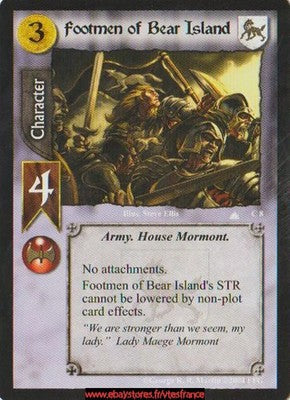 Footmen of Bear Island #8 [Crown of Suns] ENG - A Game of Thrones CCG
