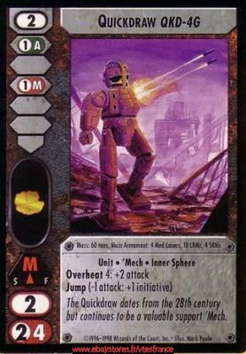 Quickdraw (QKD-4G) [Commander's Edition] ENG - BattleTech TCG