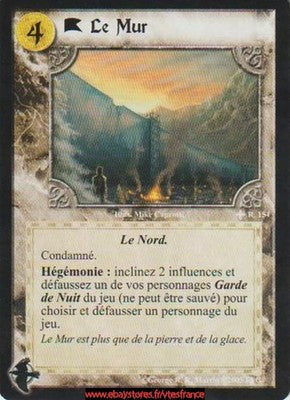 Le Mur R154 RARE [Winter Edition] FR - A Game of Thrones CCG