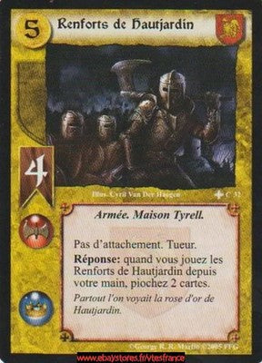 Renforts de Hautjardin C32 [Winter Edition] FR - A Game of Thrones CCG