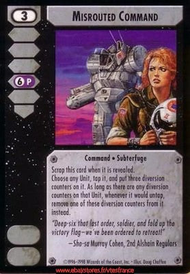 Misrouted Command [Commander's Edition] ENG - BattleTech TCG