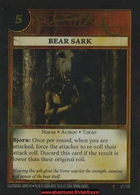 Bear Sark 67@100 [Set #1] ENG - Anachronism TCG