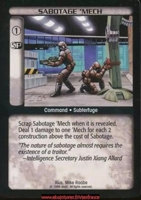 Sabotage 'Mech [Limited] ENG - BattleTech TCG