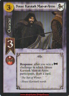 House Karstark Man- at- Arms #35 [Westeros Edition] ENG - A Game of Thrones CCG