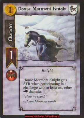 House Mormont Knight #11 [Sea of Storms] ENG - A Game of Thrones CCG
