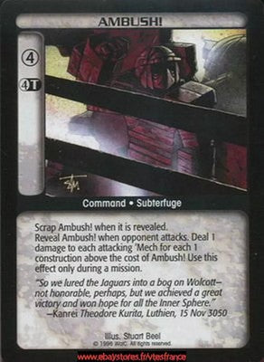 Ambush! [Limited] ENG - BattleTech TCG