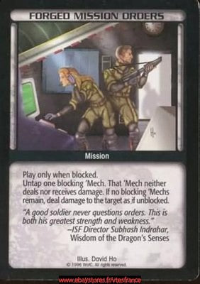 Forged Mission Orders [Limited] ENG - BattleTech TCG