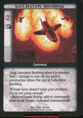 Saturation Bombing [Limited] ENG - BattleTech TCG