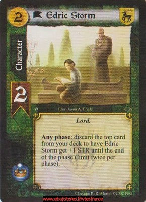 Edric Storm #38 [Sea of Storms] ENG - A Game of Thrones CCG