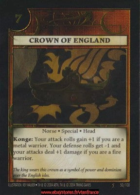 Crown of England 50@100 [Set #1] ENG - Anachronism TCG