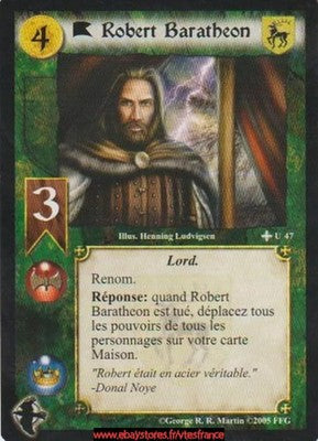 Robert Baratheon U47 [Winter Edition] FR - A Game of Thrones CCG