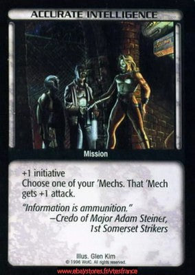 Accurate Intelligence [Limited] ENG - BattleTech TCG