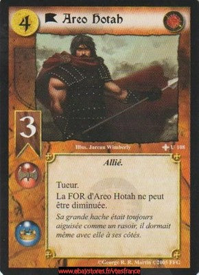Areo Hotah U108 [Winter Edition] FR - A Game of Thrones CCG