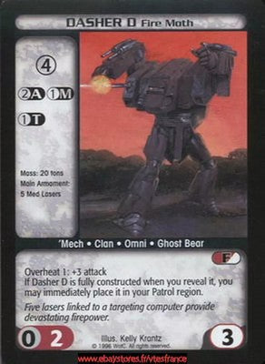 Dasher D (Firemoth) [Limited] ENG - BattleTech TCG