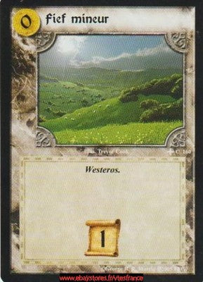 Fief mineur C160 [Winter Edition] FR - A Game of Thrones CCG