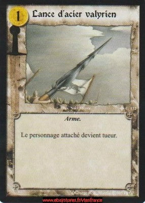 Lance d'acier valyrien C132 [Winter Edition] FR - A Game of Thrones CCG
