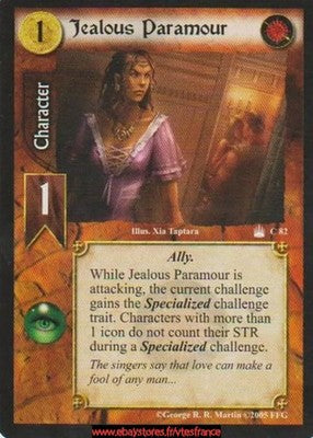 Jealous Paramour #82 [Reign of Kings] ENG - A Game of Thrones CCG