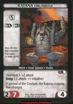 Katana (CRK5003-2) [Limited] ENG - BattleTech TCG