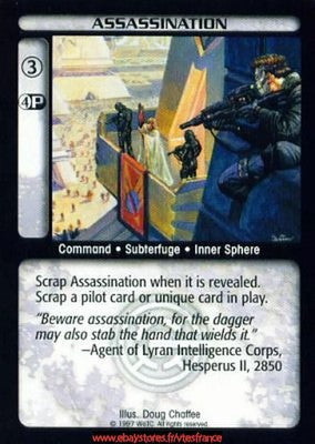 Assassination [Counterstrike] ENG - BattleTech TCG