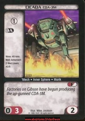 Cicada (CDA-3M) [Limited] ENG - BattleTech TCG