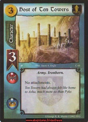 Host of Ten Towers #66 [Sea of Storms] ENG - A Game of Thrones CCG